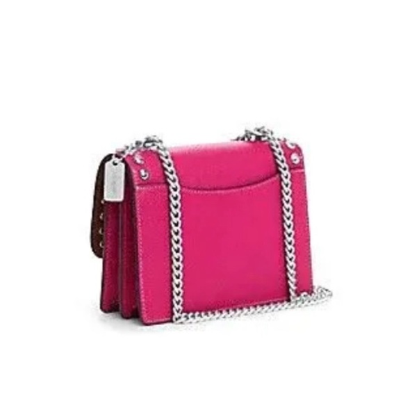 Coach Mini Klare Crossbody With Rivets Leather Small Shoulder Bag. Cerise. NWT - Picture 2 of 6